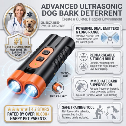 HushPaw™ Ultrasonic Bark Stopper