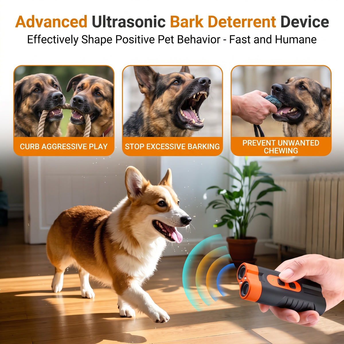 HushPaw™ Ultrasonic Bark Stopper
