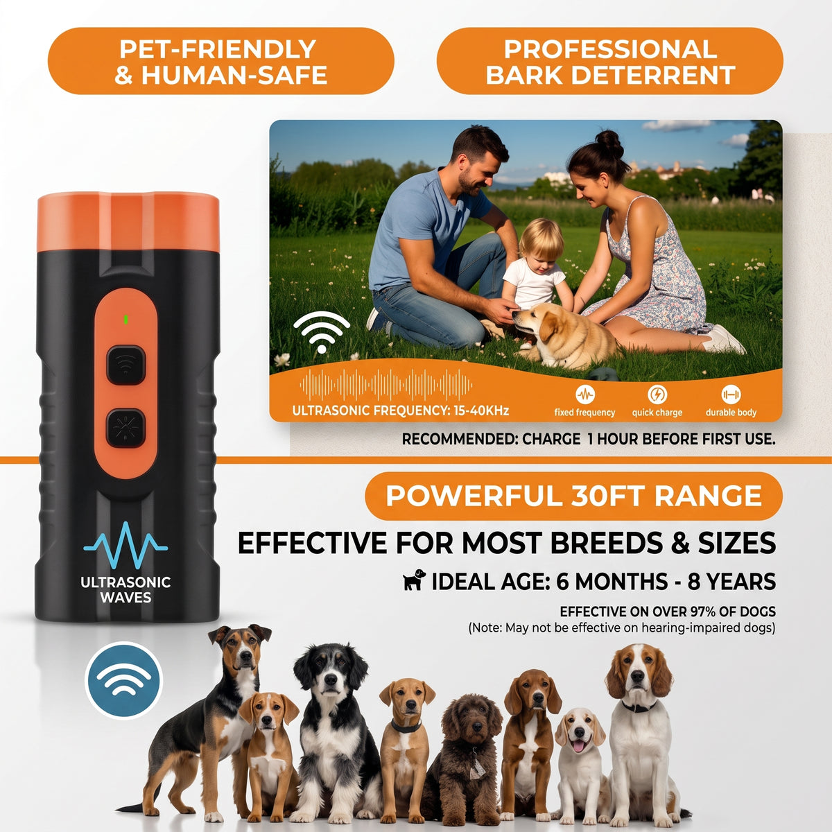 HushPaw™ Ultrasonic Bark Stopper