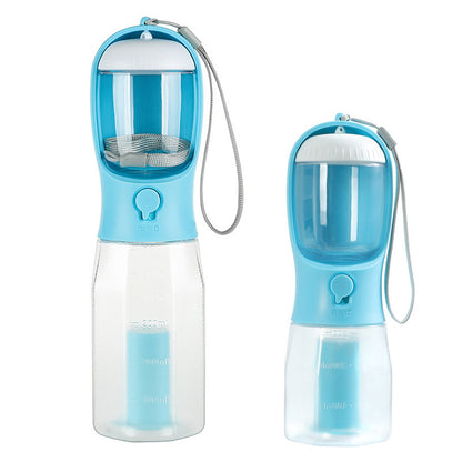 <strong>Water, Treats & Waste Bags—All in One Bottle</strong>