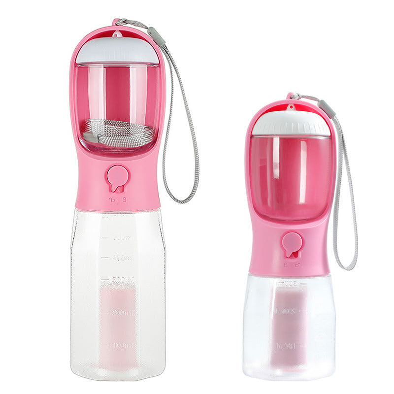 <strong>Water, Treats & Waste Bags—All in One Bottle</strong>