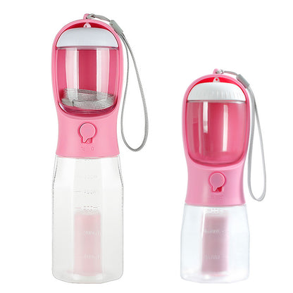 <strong>Water, Treats & Waste Bags—All in One Bottle</strong>